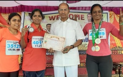 Congratulations Mrs. B. Bhavani for bagging Medals