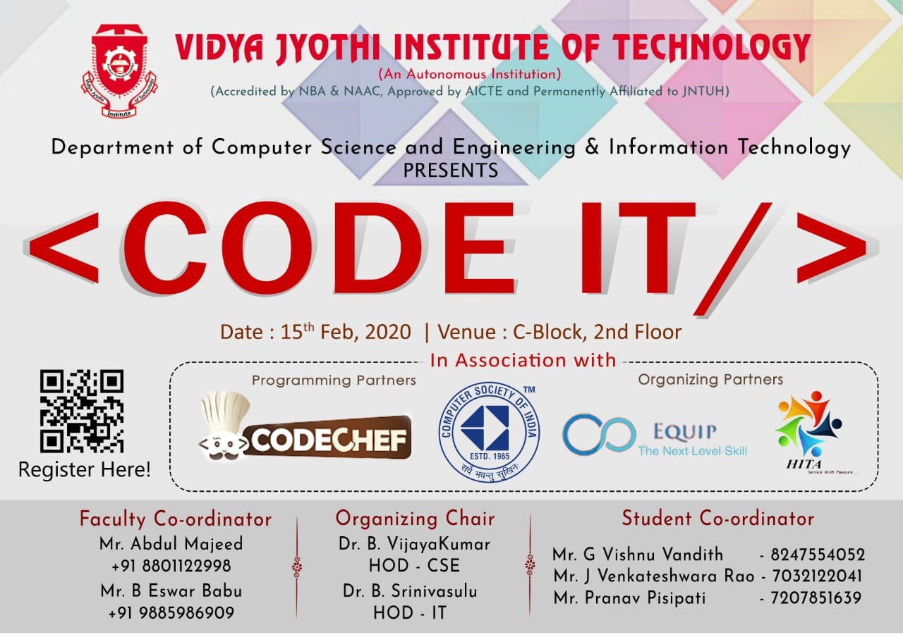 Code It- A Coding Competition - VJIT