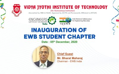 Inauguration of Engineers Without Borders (EWB) Student Chapter